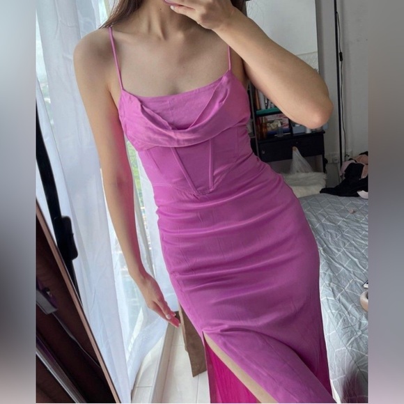 Zara Lilac Dress - Picture 4 of 11